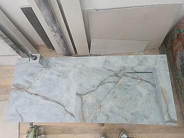 парта алам: Ванна үчүн раковина, Өзгөчөлүктөрү: Мрамор тамырлар, Материалы: Мрамор — 5