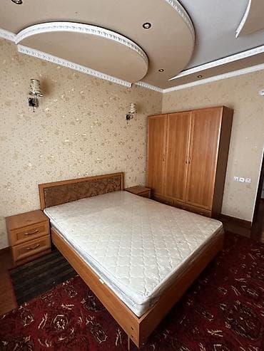 погонный метр кухни цена: Спальный гарнитур, Новый, Двуспальная кровать, Кыргызстан, ДСП, Самовывоз, цвет - Коричневый — 1