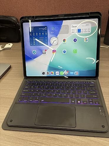 ipad 12 9 pro: Планшет, Apple, память 256 ГБ, 12" - 13", Wi-Fi, Б/у, Классический цвет - Серебристый — 1