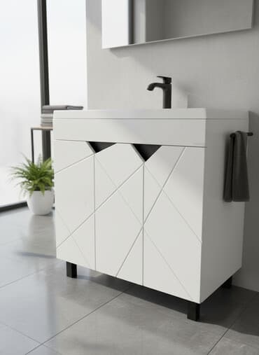 шкафчик в ванную: Шкаф для ванной, Без зеркала — 1