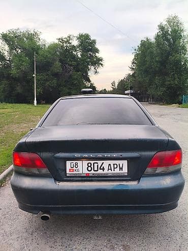Транспорт: Mitsubishi Galant: 1997 г., 2.5 л, Кол менен иштөөчү, Бензин, Седан — 8
