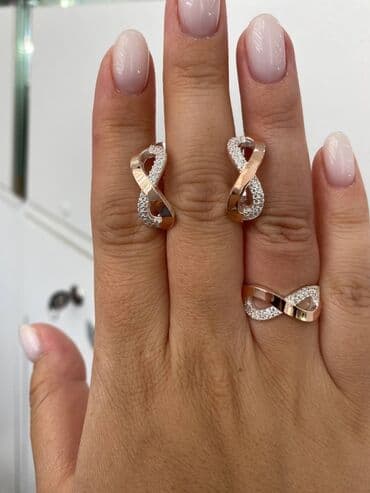 свадебные наборы ручной: Серебро покрыто золотом пробы 925 Производитель Турция Качество — 1