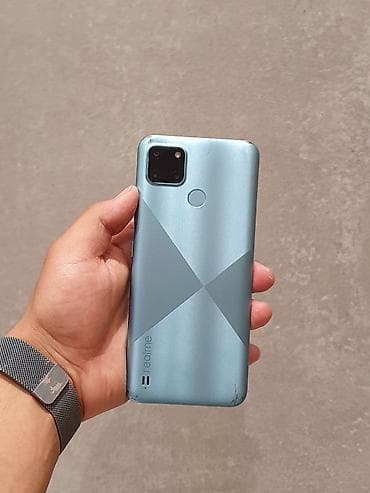 honor x9: Realme C21Y, Б/у, 64 ГБ, цвет - Голубой, 2 SIM — 2