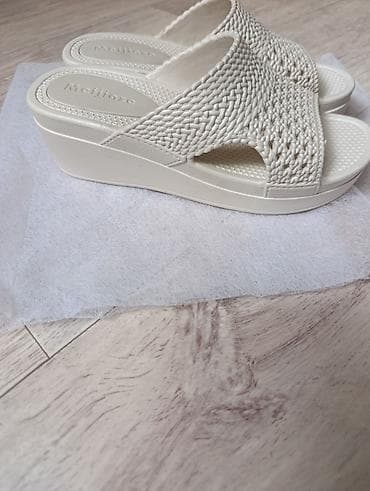 v beach: Босоножки, 34, Новый, цвет - Бежевый, Самовывоз — 6