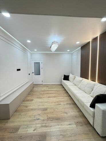 Үй куруучулардан жаңы конуштар: 2 бөлмө, 61 м², 107-серия, 2 кабат, Дизайнердик ремонт — 1