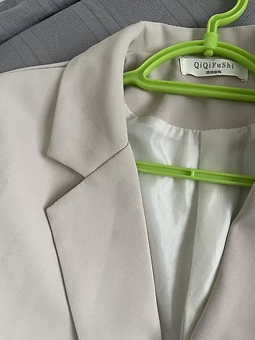 Женский пиджак QiQiFuShi - Цвет: светлый беж (нейтральный — 2