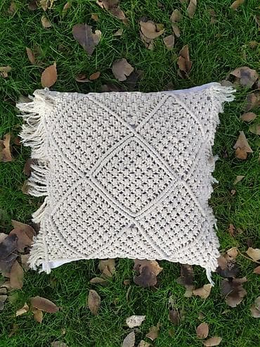 Декоративные подушки макраме. Эксклюзивная ручная работа!!!Нить