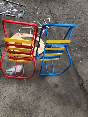 продаю ролик: Детские санки - Классические санки на полозьях с высокой спинкой и — 2