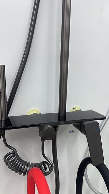 шланки: Настенный душевой комплект с полкой и смесителем - Компактный душевой — 1