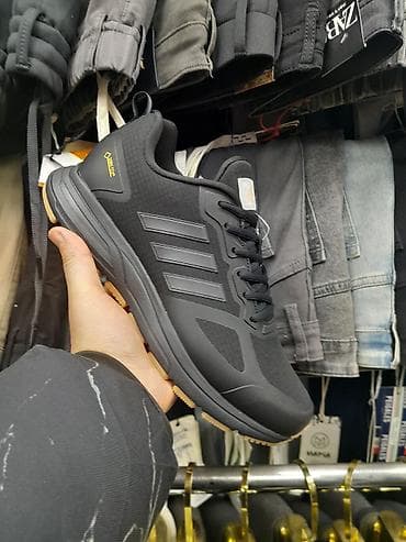 адидас мужские: Мужские кроссовки, 42, 40, 40.5, Adidas, Новый, цвет - Черный, Бесплатная доставка — 3