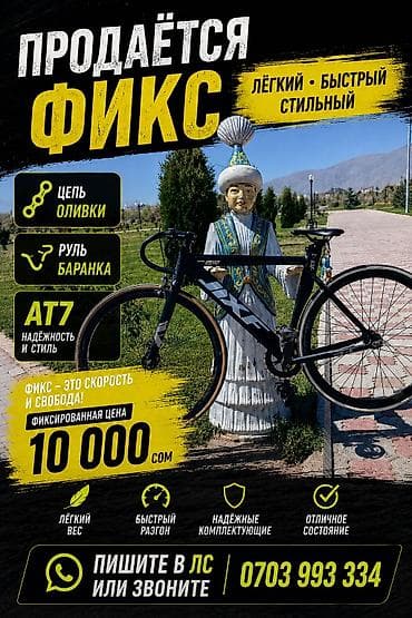 токмок гитара: Шаардык велосипед, Велосипед алкагы XS (130 -155 см), Колдонулган — 1