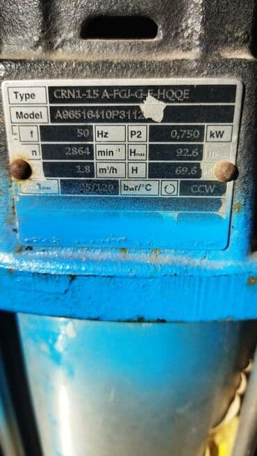 купить насос для повышения давления воды: Срочно продаю !Насос высокого давления crn 1-15 — 3