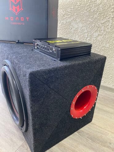 сабвуфер новый: Сабвуфер! Набор из динамика Урал Молот 12 и усилитель swat 1.500 ! — 3