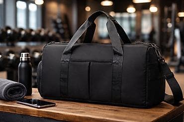 Спортивная сумка с отделением для обуви - Вместительное основное