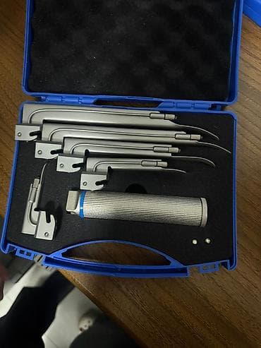 вет препараты: Ветеринарный набор для интубации с LED-подсветкой в кейсе. Состав: - — 4