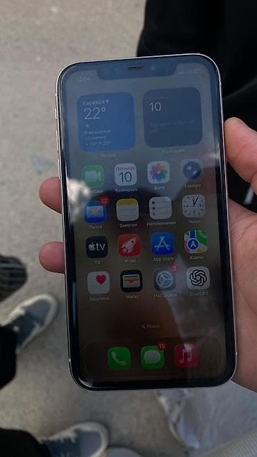 мобил: IPhone 11, Б/у, 64 ГБ, Белый, 73 % — 3
