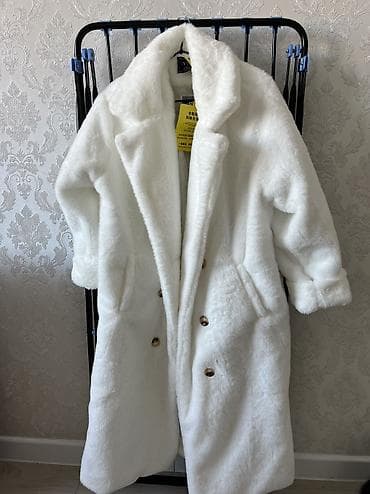 ted baker: Двубортное женское пальто из искусственного меха (шуба-тедди) — 1