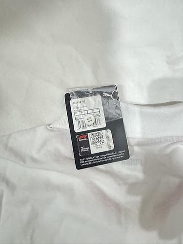 klein: Мужская футболка, M, Puma, Новый, цвет - Белый, Самовывоз — 5