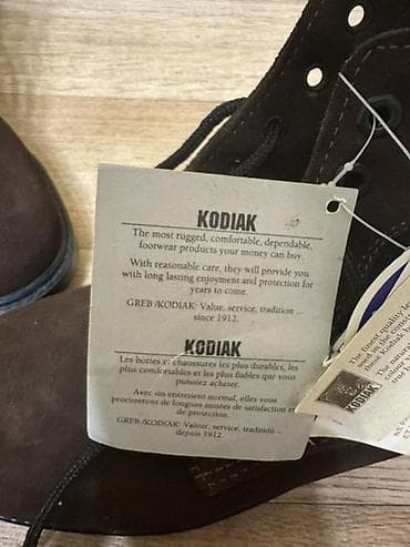 Ботинки: Ботинки KODIAK (Канада), модель рабочая/туристическая. Классические — 10