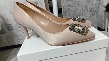 pull and beer: Туфли-лодочки на каблуке с украшением из кристаллов продаю 38 размер — 3