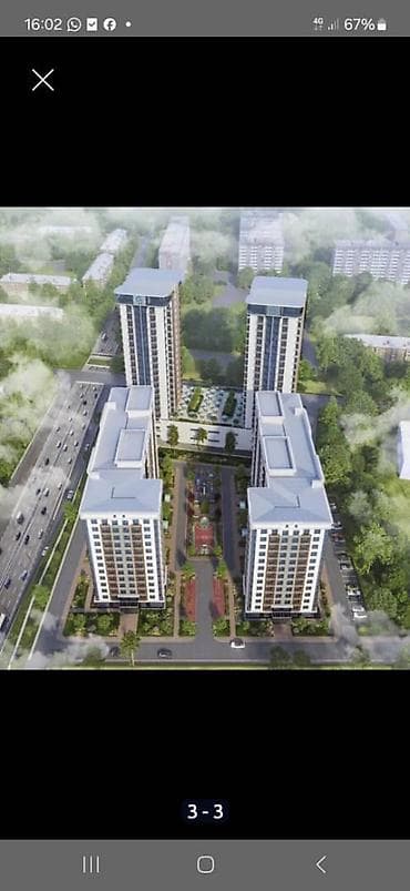 средний низкий: 1 комната, 43 м², 5 этаж, Готовая ПСО (под самоотделку) — 5