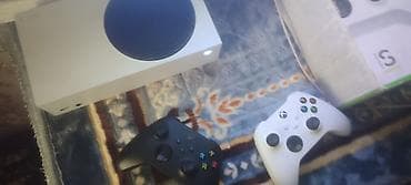 иксбокс series s: Xbox Series S, белый, 512 ГБ SSD. Комплект: консоль, 2 беспроводных — 1