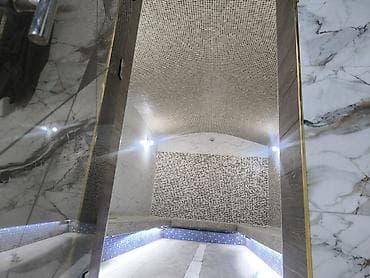 сауна на двоих: Парная/хаммам с облицовкой мозаикой - Помещение с арочным сводом — 1