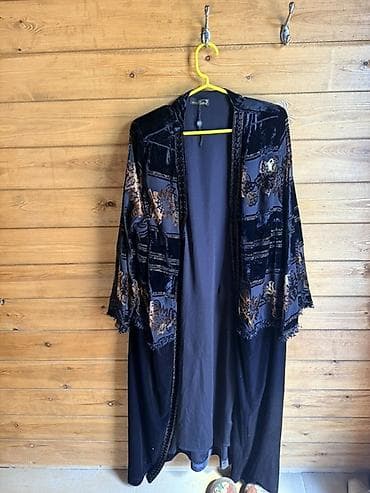 Личные вещи: Кардиган, Бархат, Длинная модель, Лето — 1