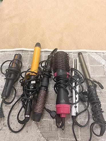 вафельница с насадками: Пользовалась по одному два раза Набор для укладки волос — — 2