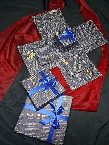 Декор и интерьер: Подарочная коробка‑сюрприз (explosion box) с сладостями сама коробка — 2