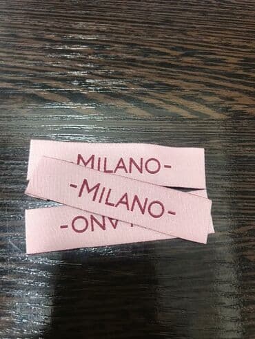 Бирка на одежду на заказ Этикетка на Одежду Бирки для одежды Вшивники