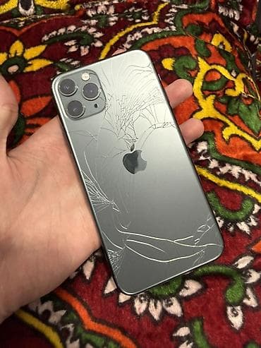 экран 11 про: IPhone 11 Pro, 256 ГБ, Matte Midnight Green, 72 % — 2