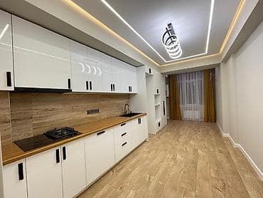 кв без ремонта: 3 комнаты, 86 м², Кок-Жар ж/м Элитка, 5 этаж, Дизайнерский ремонт — 1