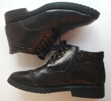 Спецодежда: 43р., евр., мужские класс., ботинки зимние, черные, с мехом, с — 9