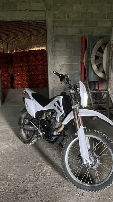 купить бу электромотоцикл: Эндуро/кросс мотоцикл в белом цвете Сел поехал Не работает электро — 2