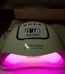 где купить ультрафиолетовую лампу: UV/LED-лампа для маникюра SUN X5S Max. Таймер на: 10s / 30s / 60s / — 5