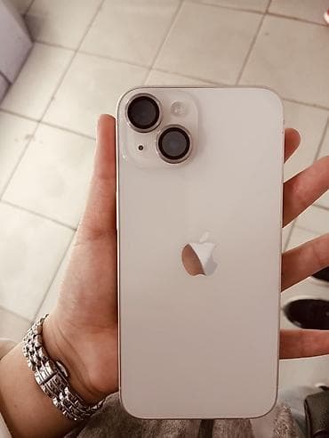 IPhone 14, Б/у, 256 ГБ, Белый, Коробка, 78 %