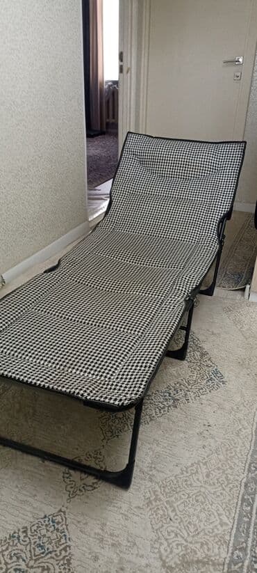 аксессуары для мебели: Раскладушка, Б/у, С матрасом — 3