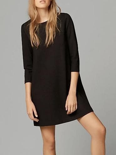 гойнок: Черное платье-с открытой спинкой Классическое платье, можно — 3