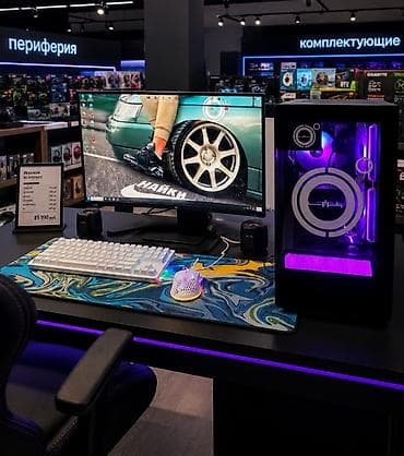 Компьютер, ядер - 8, ОЗУ 16 ГБ, Игровой, Б/у, Intel Core i5, AMD Radeon RX 640, SSD
