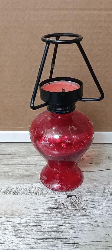 Инструменттер: Декоративный подсвечник/лампа с абажуром «мозаика» - Материал — 2