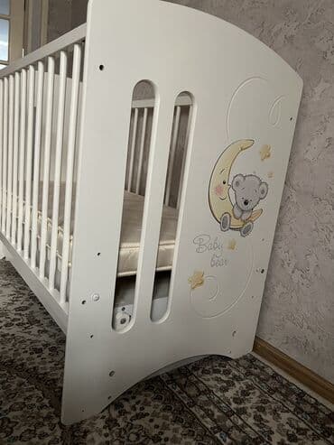 игровая кухня: Манеж-кровать, Б/у, С комодом, Дерево — 3