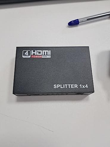 utp кабели: HDMI сплиттер 1x4 (4-Port HDMI 1.4, 1080p) Описание: - Разветвитель — 1
