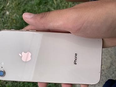 телефон айф: IPhone 8, Б/у, 64 ГБ, Золотой, Чехол, 100 % — 2