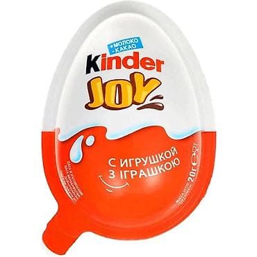 конфеты оптом дешево: Kinder Joy, 20 г в одной половинке — сладость с ложечкой, в другой — — 1