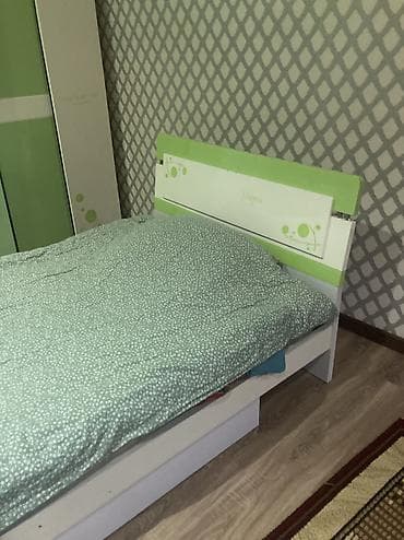 Кеңсе эмереги комплекти, Колдонулган, Шкаф, Диван, Өзү алып кетүү, түсү - Жашыл — 6