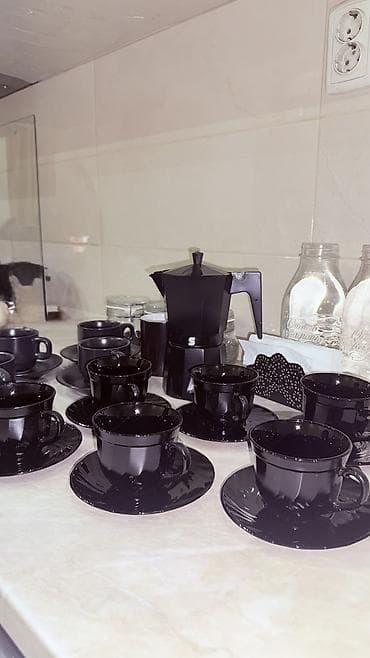 люминарк: Французский Столовый сервиз Luminarc Harena Black, предметов 32 и + 2 — 1