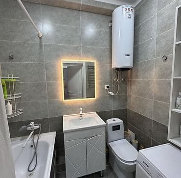 джал курчатова: 1 комната, 35 м², Джал мкр (в т.ч. Верхний, Нижний, Средний) 106 серия, 7 этаж, Дизайнерский ремонт — 6