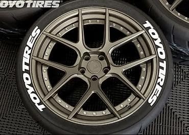 дордой диски: Наклейки на шины TOYO TIRES из 3D резины. Цвет: белый 8шт в комплекте — 3