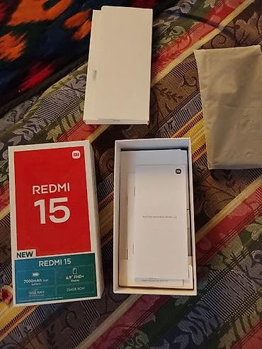 Redmi, Redmi 15, Новый, 256 ГБ, цвет - Золотой, 2 SIM